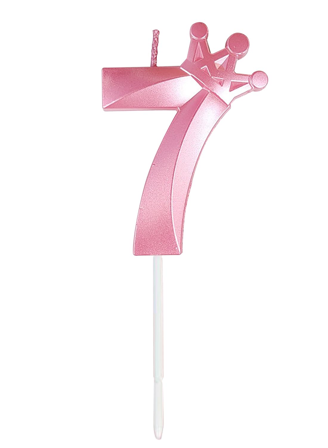l&Wen Birthday Candles Twisted,  Long Thin Spiral Candle with Holders for Wedding Party Decorations (6 Pcs, Silver Twisted Collection)