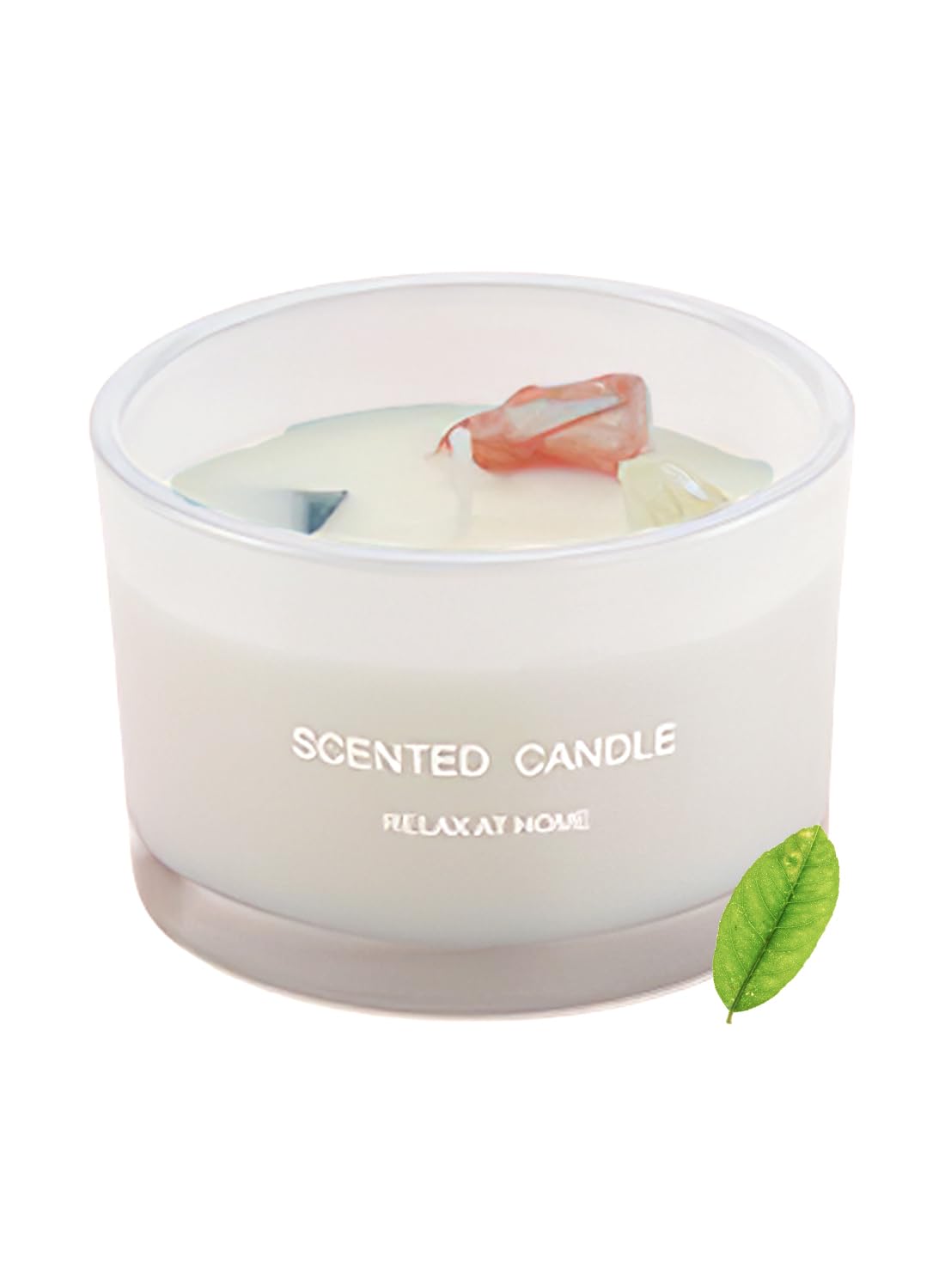 Scented Candle, Lasting Soy Wax Aromatherapy Candle for Home Spa Office Décor 90g