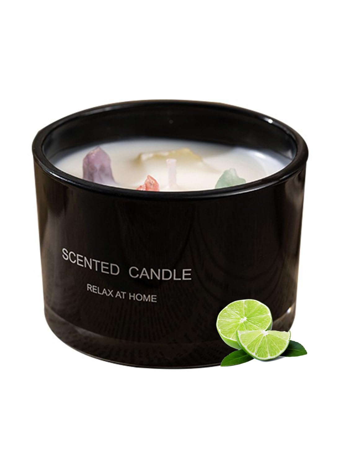 Scented Candle, Lasting Soy Wax Aromatherapy Candle for Home Spa Office Décor 90g
