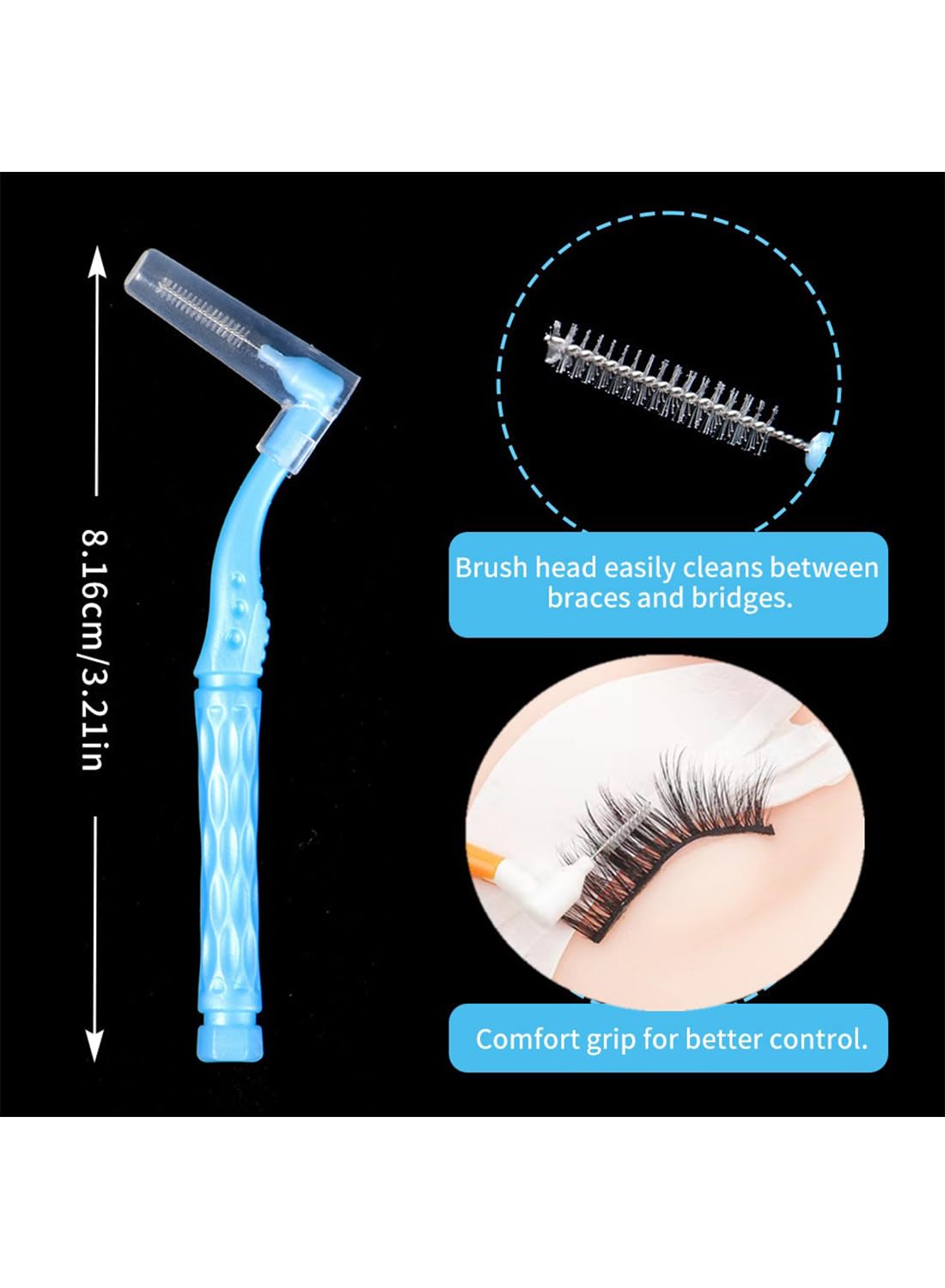L-Shaped Interdental Brushes, Dental Toothpick Floss