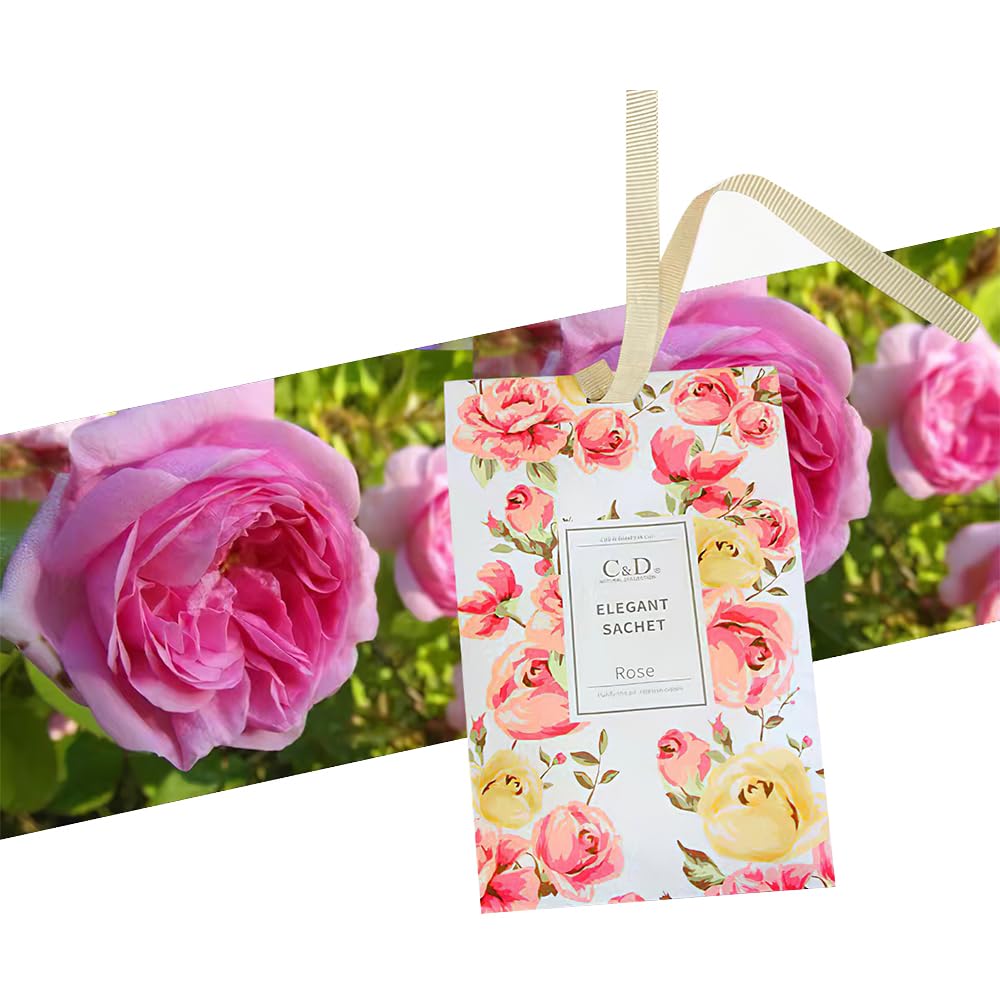 Scent Sachets, Hanging Long Lasting Air Freshener for Wardrobes & Cars Décor 20g