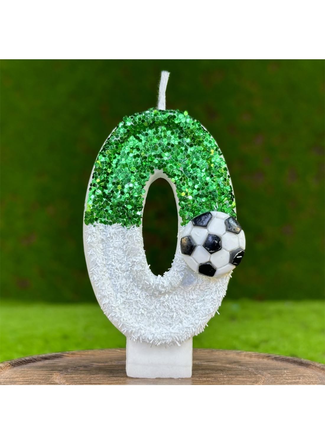 L&wen 7cm Birthday Number Candles for Cake Decoration, Glittery Cake Toppers with Perfect for Kids' Parties, Anniversaries Celebrations