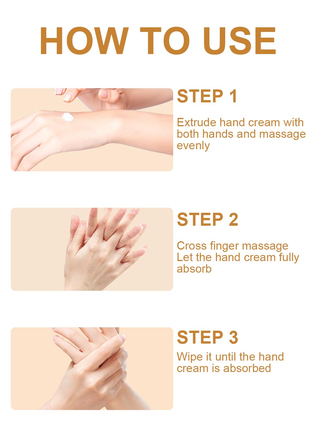 Body Skin Repair, Collagen Anti-Aging Hand Cream, Moisturizing Fast Absorb Hand Lotion to Nourish Dry Rough Skin, 30gX5pcs