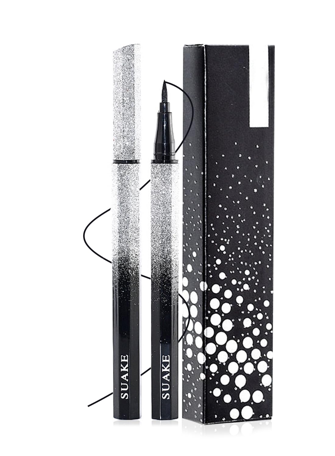 Liquid Eyeliner Pen, Ultra Fine Precise Quick Drying Liquid Eyeliner, Long Wear Waterproof Easy to Use Eye Makeup Wear, Defines Eyes