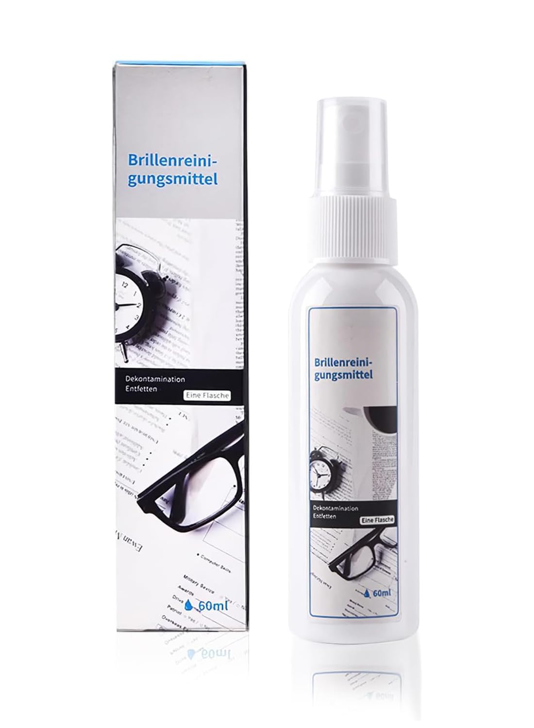 Professional Grade Lens Cleaner Spray, Safely Clean Glasses, Electronic Screens, and Optical Surfaces, Enhanced Formula 60ml