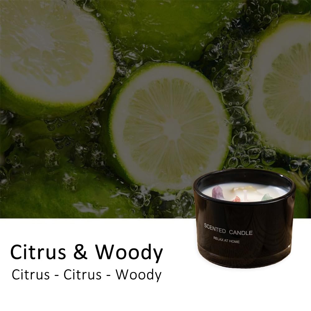 Scented Candle, Lasting Soy Wax Aromatherapy Candle for Home Spa Office Décor 90g