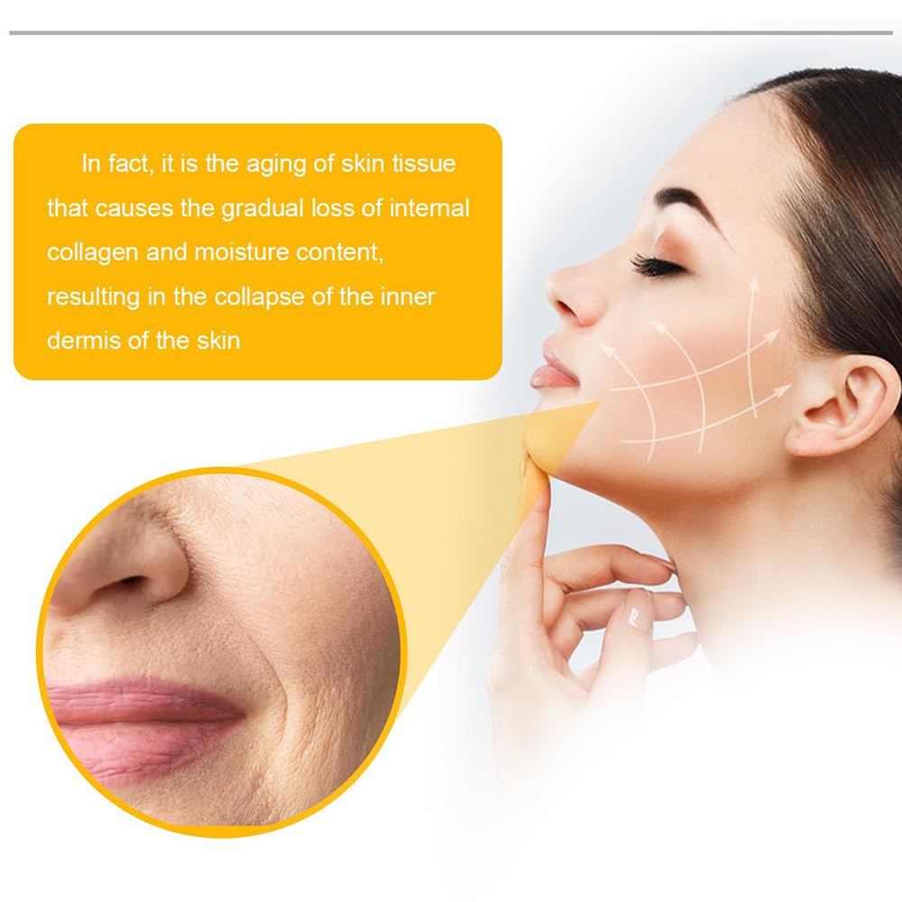 Smile Line Patches, Anti Wrinkle Laugh Line Patches with Hyaluronic Acid & Vitamin E, Anti-Aging Smile Line Remover Pads, Hydrating Forehead Wrinkles Treatment, Mouth Wrinkle Mask (10 Pcs)