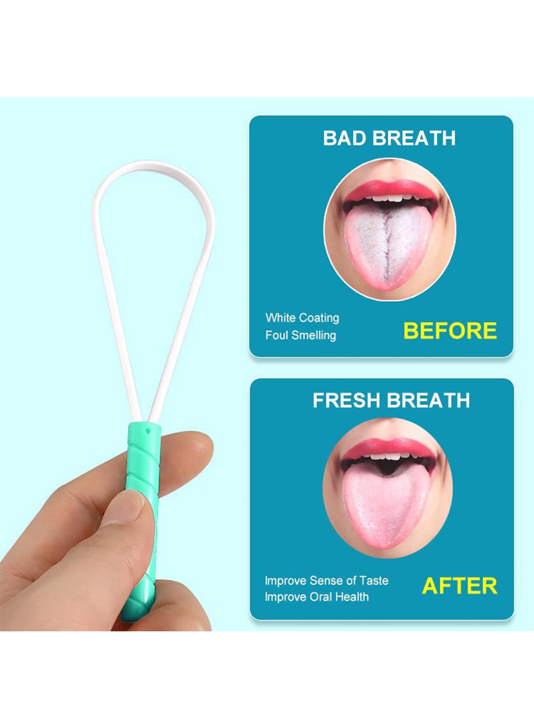Tongue Scraper to Reduce Bad Breath
