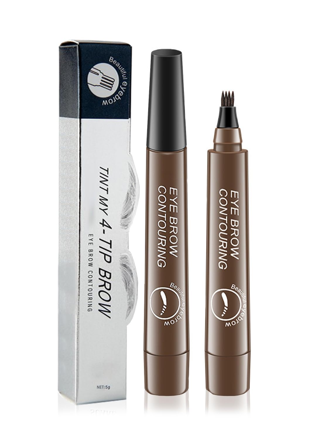 Eyebrow Pen Liquid with Micro-Fork Tip