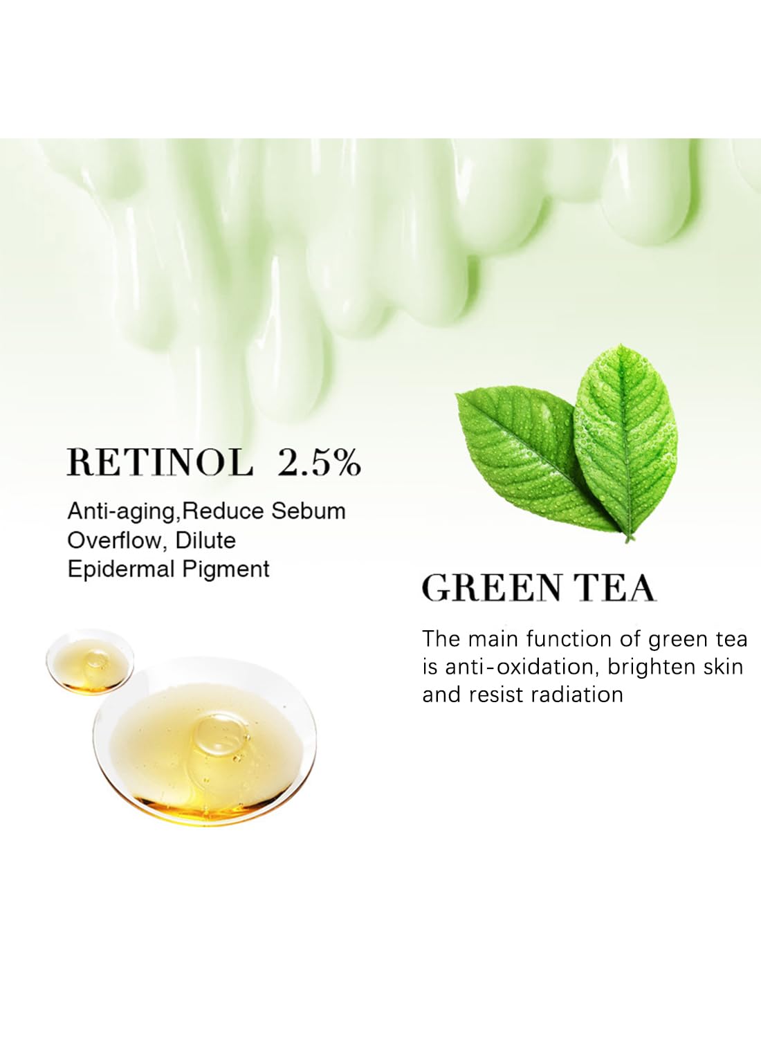 LANTHOME Retinol Cream with 2.5% Active Retinol to Reduce Fine Lines 50g