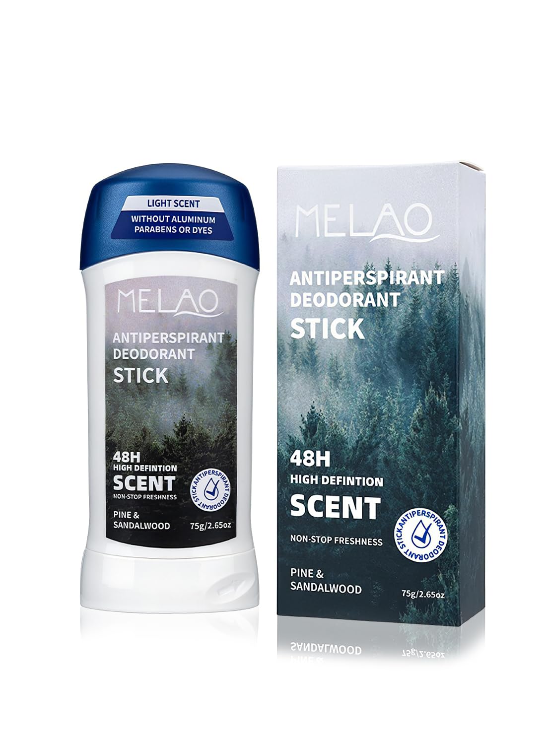 Antiperspirant Deodorant Stick for Men, Long Lasting Refreshing Gentle Underarm Care, 48 Hour Sweat and Odor Protection, Relieve Body Odor 75g