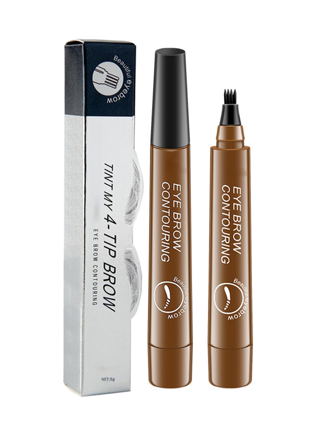 Eyebrow Pen Liquid with Micro-Fork Tip