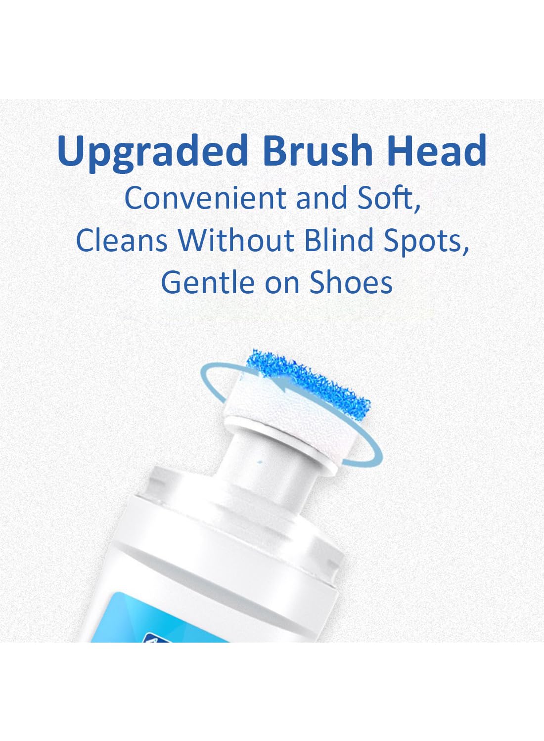 White Shoe Cleaner with Brush, Shoe Cleaner Foam for Tennis Shoes, Canvas 100ml