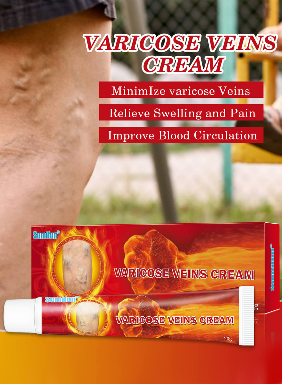 Sumifun Varicose Veins Treatment Cream