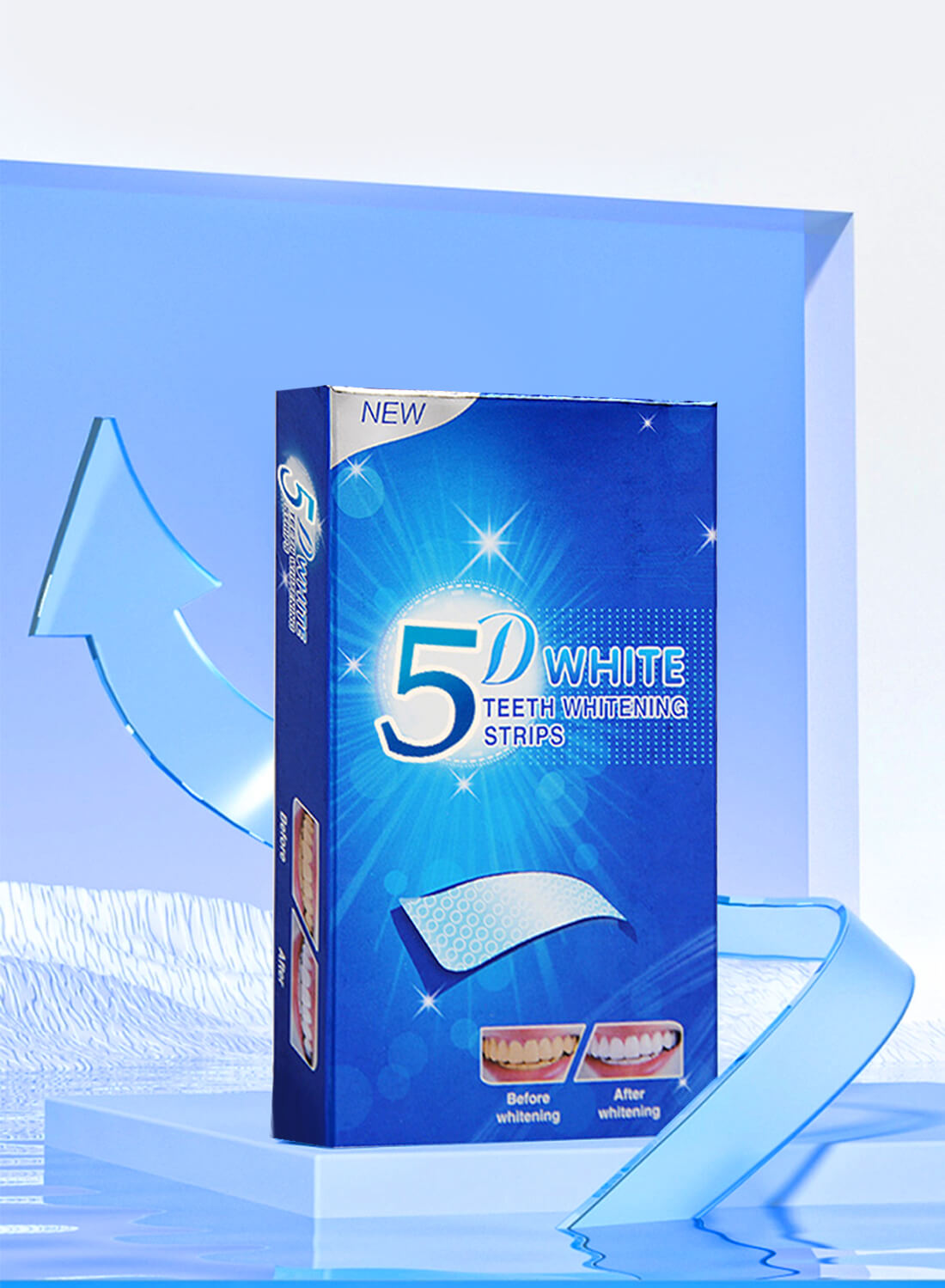 5D White Teeth Whitening Strips