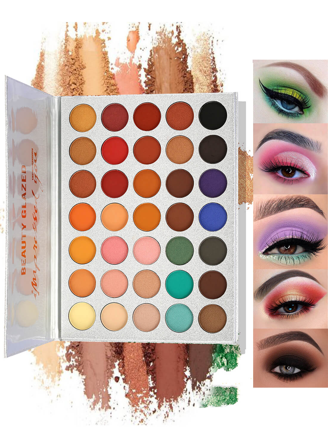 beauty glazed 35 Colors Eyeshadow Palette