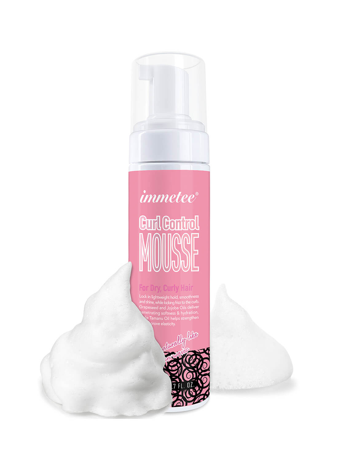 immetee Curl Hair Control Mousse Non Sticky 200ML