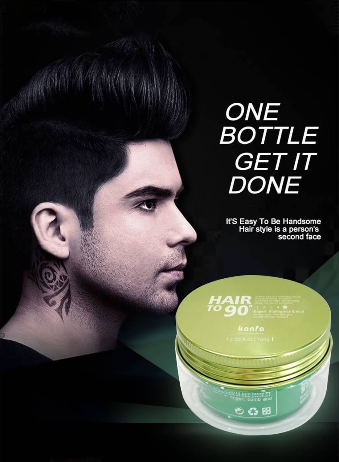 KANFA Hair Wax Hair Styling Pomade 75g