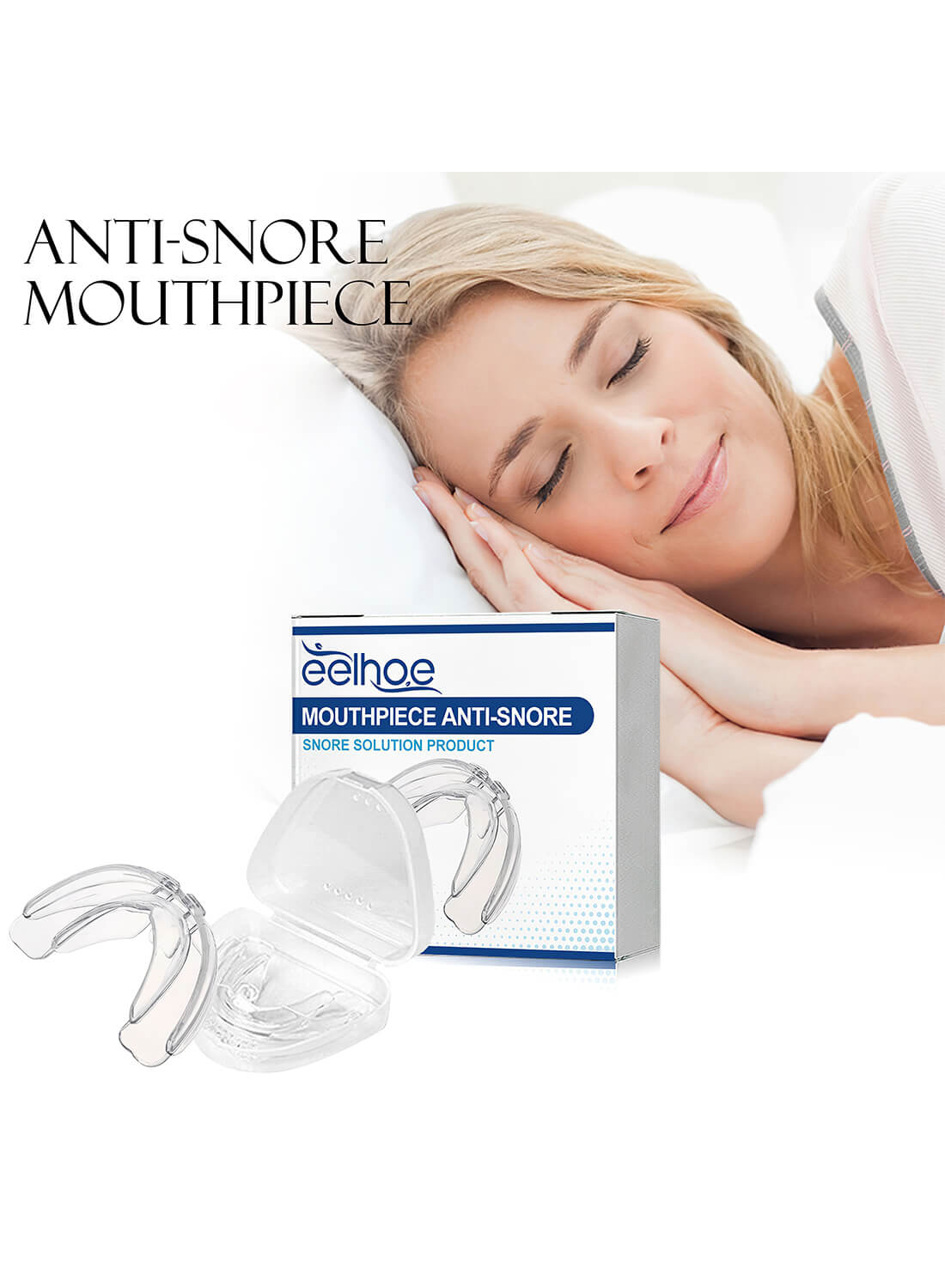 Anti-Snoring Device, Adjustable Anti-Snoring Mouth Guard for Unisex