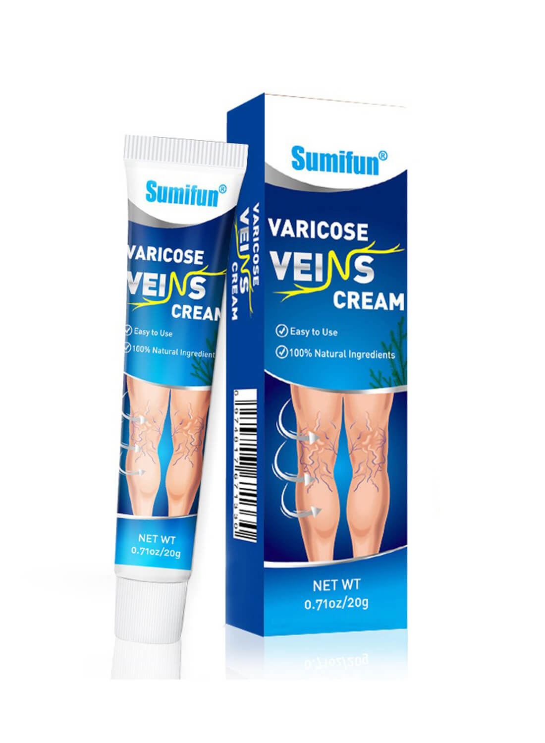Varicose Veins Cream, Natural Varicose Veins Treatment for Legs 20g