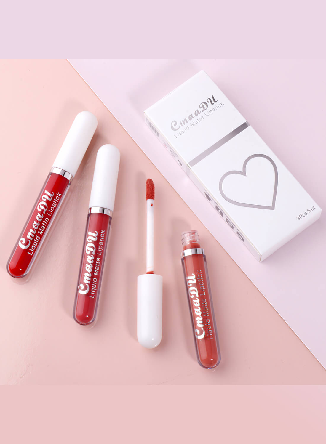 CmaaDu 3Pcs Lip Gloss Set